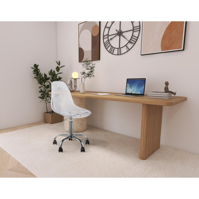 Meridian Clarion Chrome Office Chair IMAGE 2