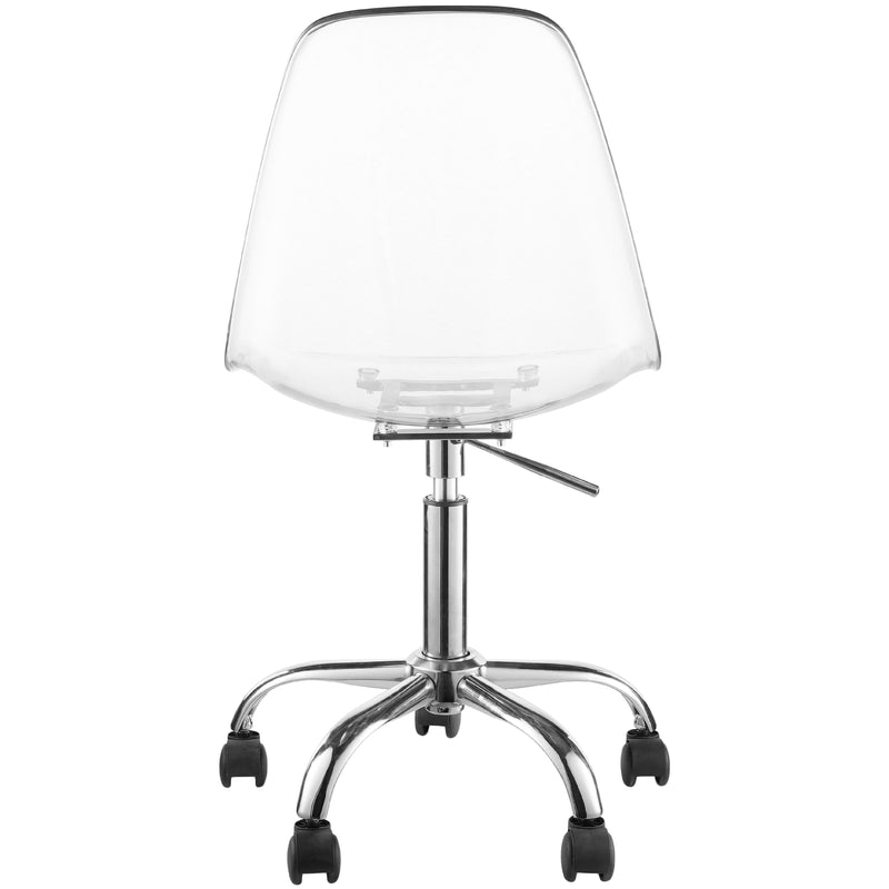 Meridian Clarion Chrome Office Chair IMAGE 3