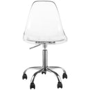Meridian Clarion Chrome Office Chair IMAGE 4