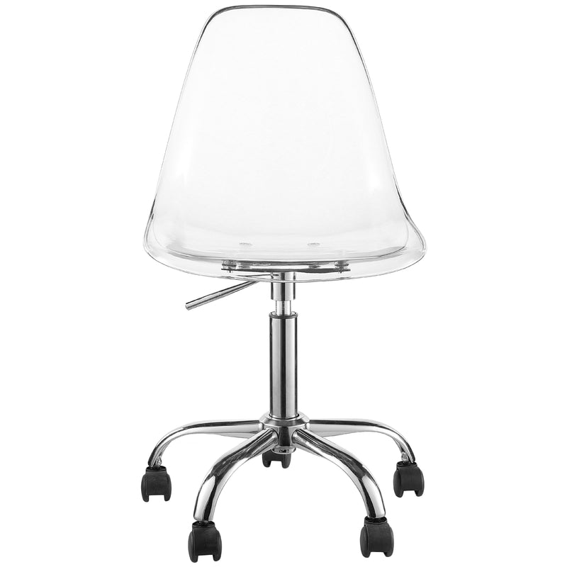 Meridian Clarion Chrome Office Chair IMAGE 4