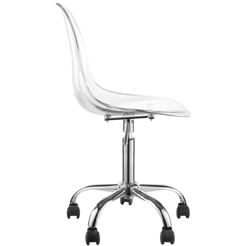 Meridian Clarion Chrome Office Chair IMAGE 5