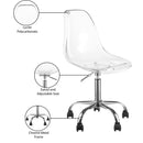 Meridian Clarion Chrome Office Chair IMAGE 8