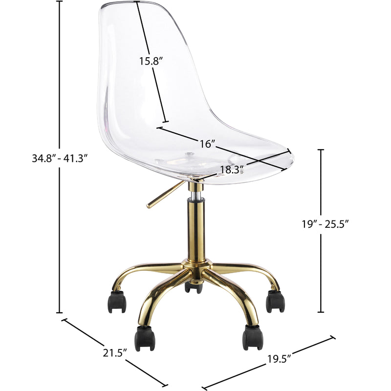 Meridian Clarion Gold Office Chair IMAGE 7