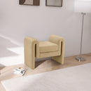 Meridian Sloan Camel Velvet Bench IMAGE 2