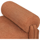 Meridian Stefano Cognac Polyester Fabric Bench IMAGE 5