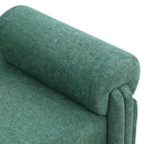 Meridian Stefano Green Polyester Fabric Bench IMAGE 5