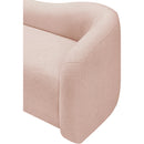Meridian Kali Pink Faux Shearling Teddy Fabric Chair IMAGE 7