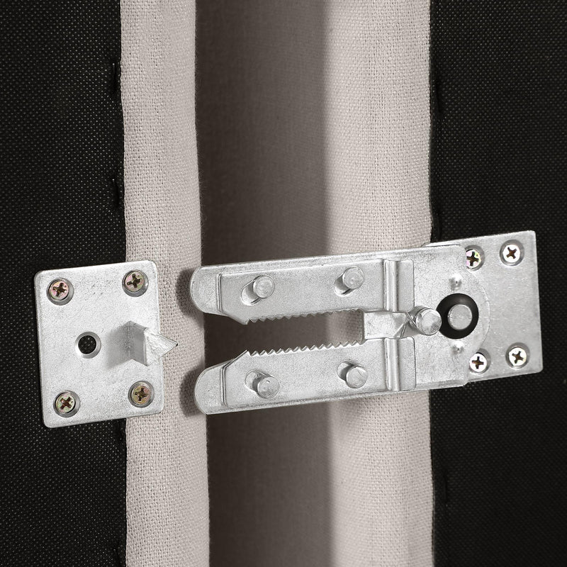 Meridian Comfy Beige Linen Textured Fabric Modular Sectional IMAGE 6