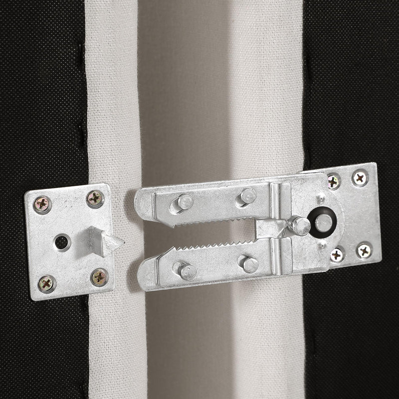 Meridian Comfy Cream Linen Textured Fabric Modular Sectional IMAGE 6