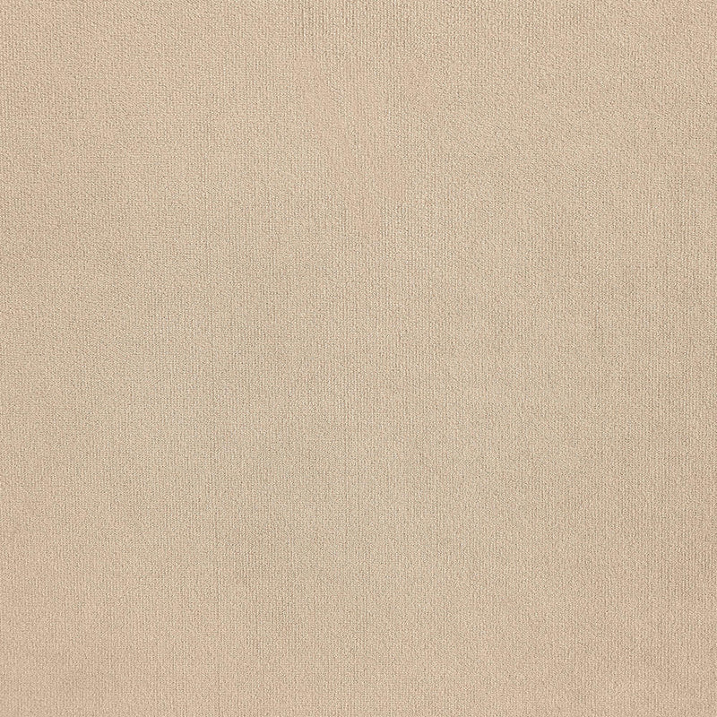 Meridian Comfy Beige Velvet Modular Ottoman IMAGE 4
