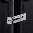 Meridian Comfy Black Velvet Modular Sectional IMAGE 6