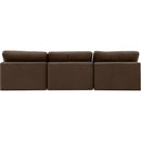 Meridian Comfy Brown Velvet Modular Sofa IMAGE 3