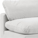 Meridian Comfy Cream Velvet Modular Sofa IMAGE 7