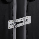 Meridian Comfy Grey Velvet Modular Corner Chair IMAGE 8