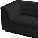 Meridian Cascade Black Boucle Fabric Chair IMAGE 10