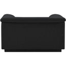 Meridian Cascade Black Boucle Fabric Chair IMAGE 3