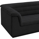 Meridian Cascade Black Boucle Fabric Chair IMAGE 8