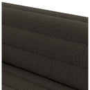 Meridian Cascade Brown Boucle Fabric Loveseat IMAGE 13