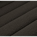 Meridian Cascade Brown Boucle Fabric Loveseat IMAGE 14