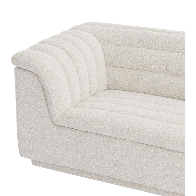 Meridian Cascade Cream Boucle Fabric Chair IMAGE 10