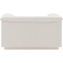 Meridian Cascade Cream Boucle Fabric Chair IMAGE 3