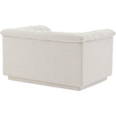 Meridian Cascade Cream Boucle Fabric Chair IMAGE 7