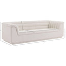 Meridian Cascade Cream Boucle Fabric Sofa IMAGE 18