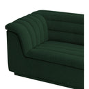Meridian Cascade Green Boucle Fabric Chair IMAGE 10