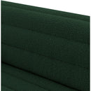 Meridian Cascade Green Boucle Fabric Chair IMAGE 13