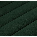 Meridian Cascade Green Boucle Fabric Loveseat IMAGE 14