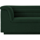 Meridian Cascade Green Boucle Fabric Sofa IMAGE 11