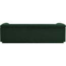 Meridian Cascade Green Boucle Fabric Sofa IMAGE 3