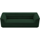 Meridian Cascade Green Boucle Fabric Sofa IMAGE 4