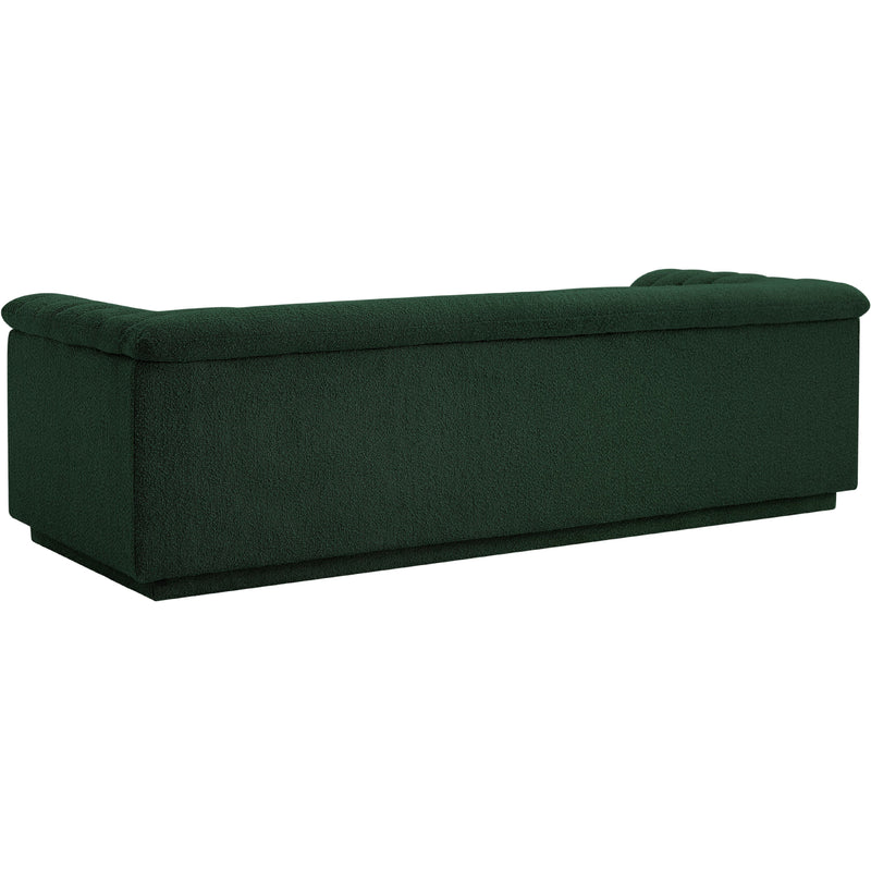 Meridian Cascade Green Boucle Fabric Sofa IMAGE 7