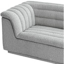 Meridian Cascade Grey Boucle Fabric Chair IMAGE 10