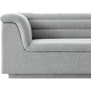 Meridian Cascade Grey Boucle Fabric Chair IMAGE 11