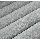 Meridian Cascade Grey Boucle Fabric Chair IMAGE 14