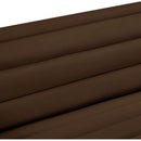 Meridian Cascade Brown Velvet Fabric Sofa IMAGE 13