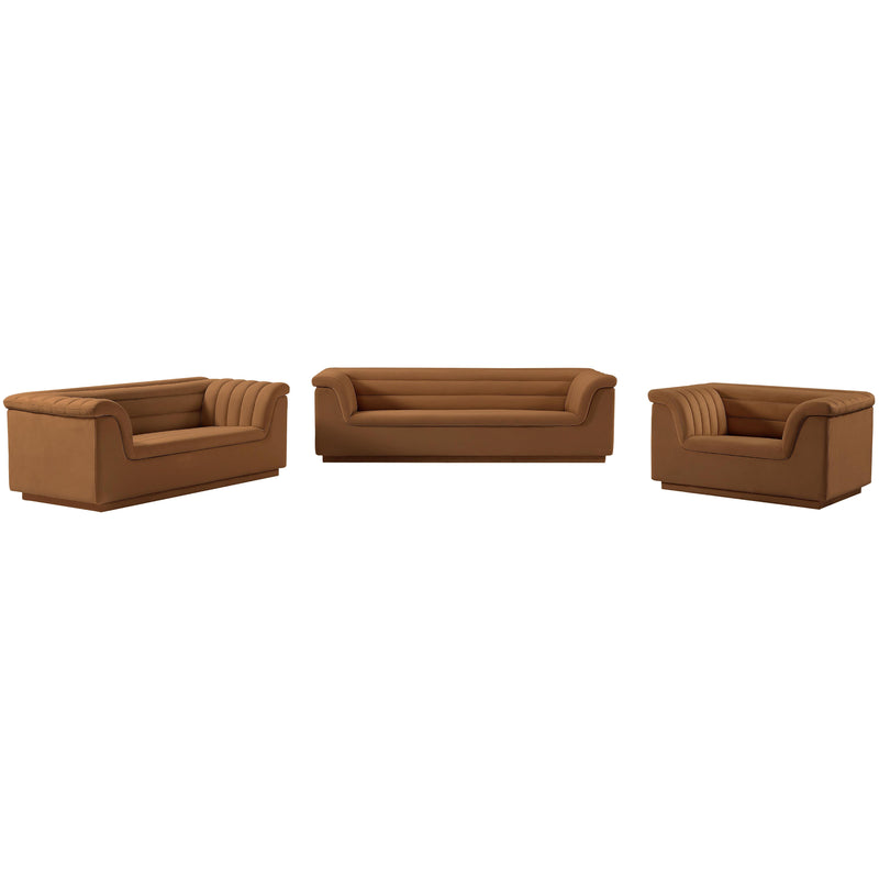Meridian Cascade Saddle Velvet Fabric Chair IMAGE 15