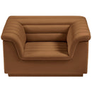 Meridian Cascade Saddle Velvet Fabric Chair IMAGE 6