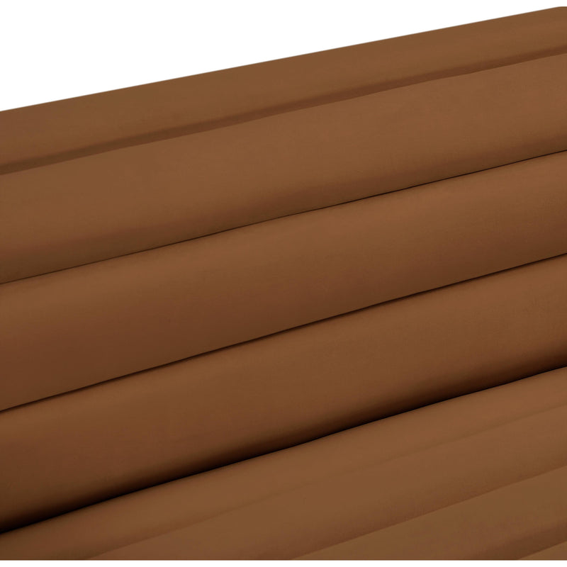 Meridian Cascade Saddle Velvet Fabric Sofa IMAGE 13