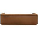 Meridian Cascade Saddle Velvet Fabric Sofa IMAGE 3