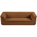 Meridian Cascade Saddle Velvet Fabric Sofa IMAGE 6