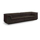 Meridian Cascade Brown Boucle Fabric Modular Sofa IMAGE 1