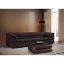 Meridian Cascade Brown Boucle Fabric Modular Sofa IMAGE 2