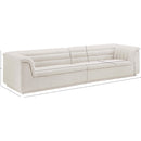 Meridian Cascade Cream Boucle Fabric Modular Sofa IMAGE 10