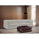 Meridian Cascade Cream Boucle Fabric Modular Sofa IMAGE 2
