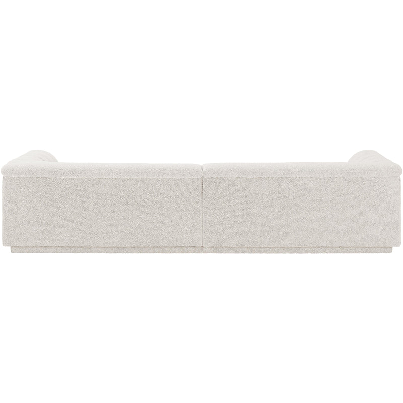 Meridian Cascade Cream Boucle Fabric Modular Sofa IMAGE 3