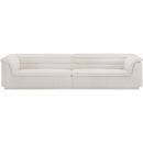 Meridian Cascade Cream Boucle Fabric Modular Sofa IMAGE 5