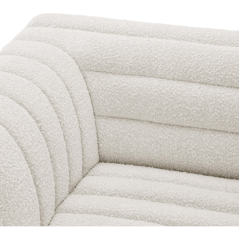 Meridian Cascade Cream Boucle Fabric Modular Sofa IMAGE 8